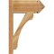 Ekena Millwork Legacy Arts & Crafts Rough Sawn Outlooker, Western Red Cedar, 8"W x 18"D x 26"H OUT08X18X26LEC03RWR - alternate 3